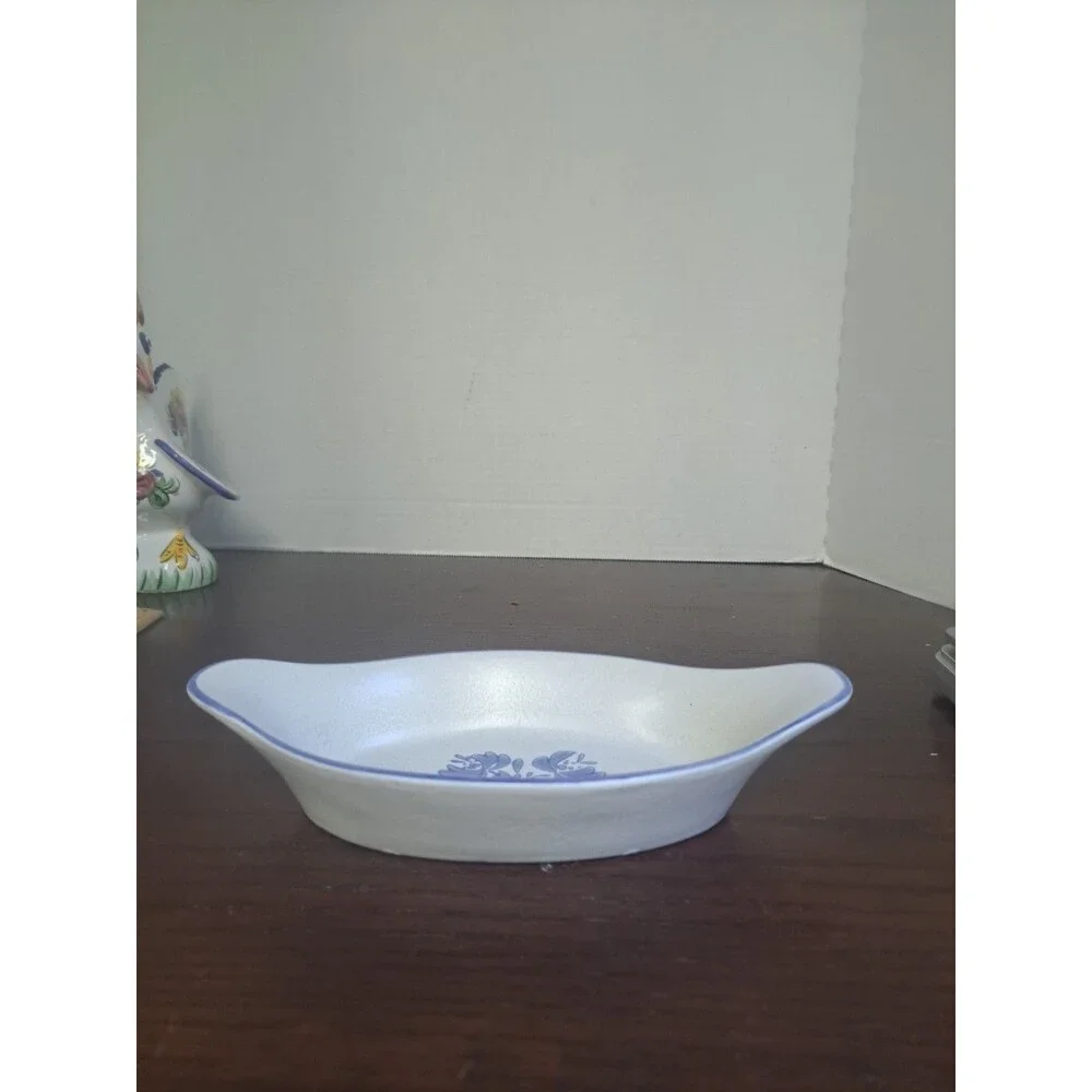 Vintage Pfalzgraff Yorktowne Stoneware Augratin Dish 8oz Capacity 8inch